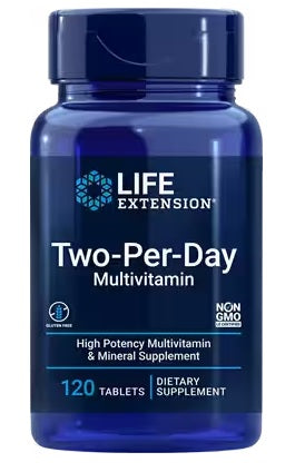 Life Extension dvi tabletės per dieną – 120 tablečių