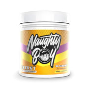 Naughty Boy energijos skonio gėrimas su apelsinais ir pasifloromis – 390 g