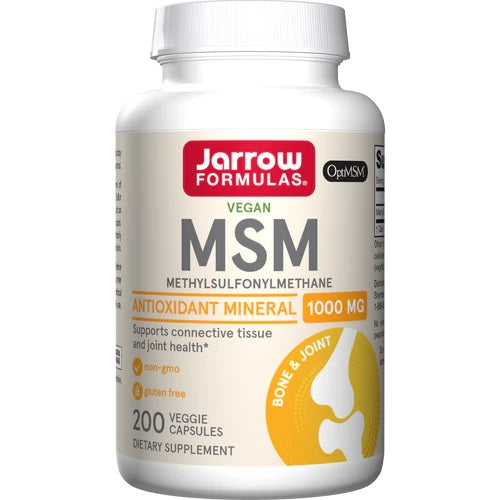 Jarrow Formulas MSM (metilsulfonilmetanas), 1000 mg - 200 kapsulių