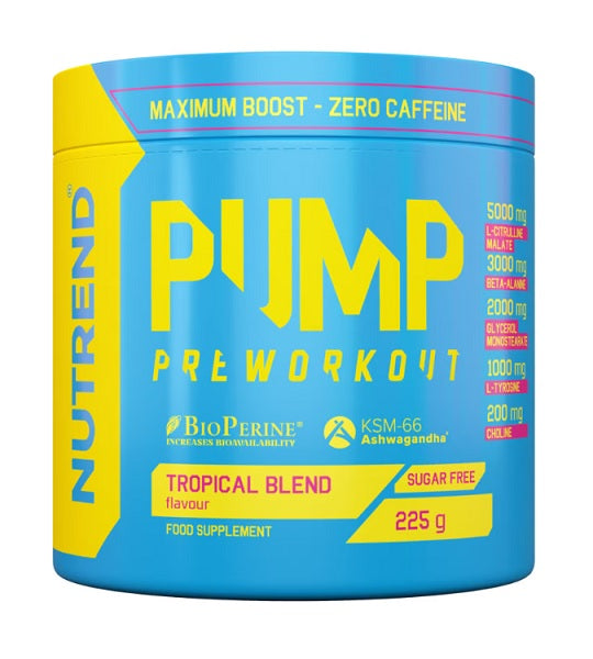 Nutrend Pump prieš treniruotę, tropinis mišinys - 225 g