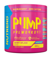 Nutrend Pump prieš treniruotę, uogų skonio – 225 g