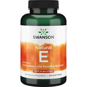 Swanson Vitaminas E, 1000 TV – 100 gelių