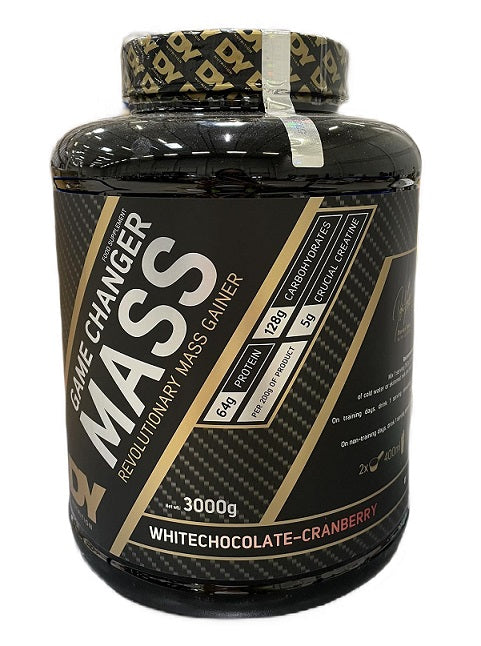 Dorian Yates Game Changer Mass, baltasis šokoladas su spanguolėmis – 3000 g