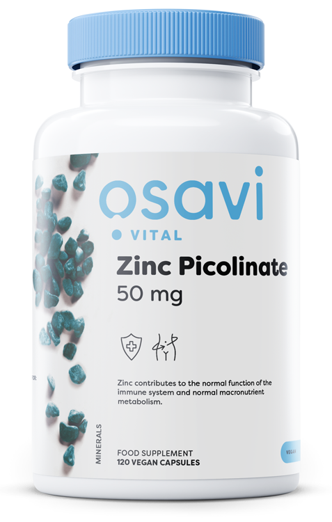Produkto nuotrauka: Osavi Zinc Picolinate, 50mg - 120 vegan caps