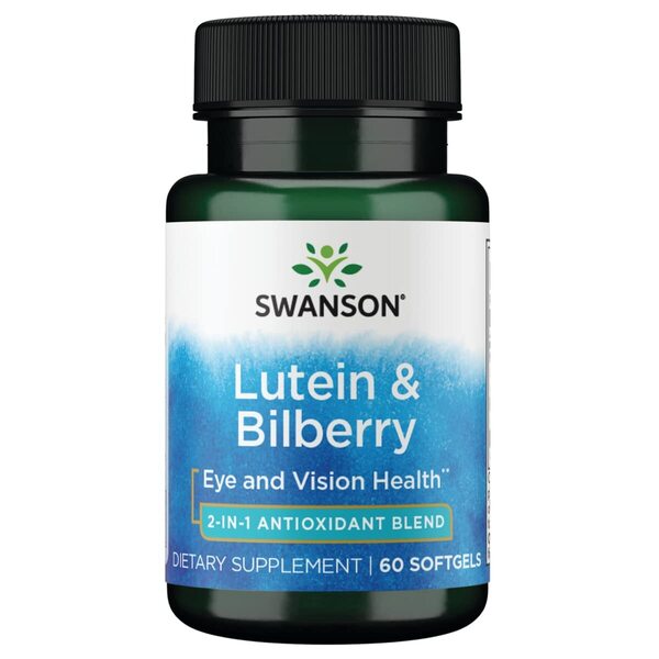 Swanson Lutein & Bilberry - 60 gelių