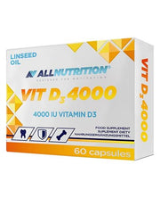 Allnutrition Vit D3 4000, 4000 TV – 60 kaps