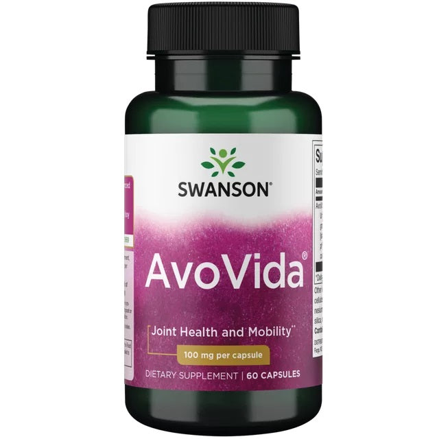 Swanson AvoVida, 100 mg – 60 kapsulių