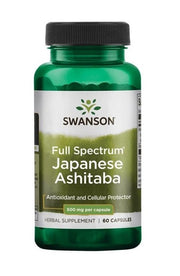 Swanson plataus spektro japoniška ašitaba, 500 mg – 60 kapsulių