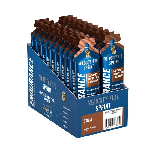 Applied Nutrition Endurance Sprint izotoninis energijos gelis su kofeinu ir kola – 20 x 60 g