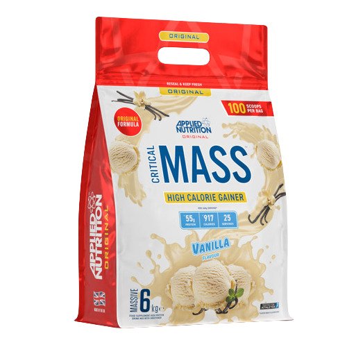Applied Nutrition Critical Mass – originalus, vanilės skonio – 6000 g