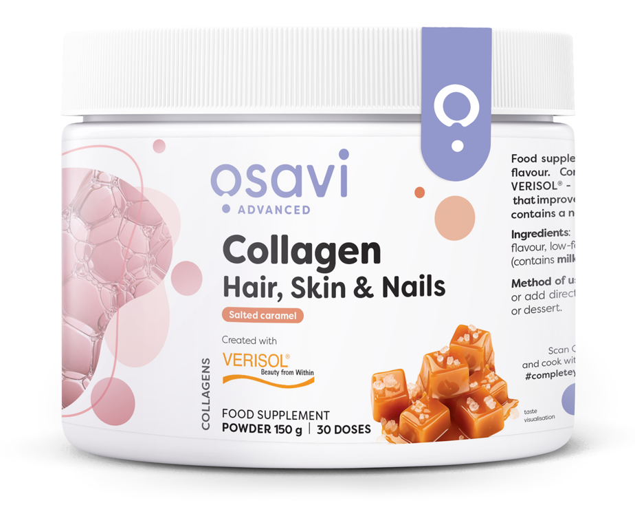 Produkto nuotrauka: Osavi Collagen Peptides (Hair Skin & Nails), Salted Caramel - 150 g