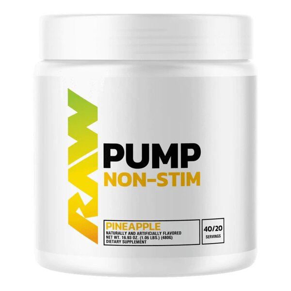 Raw Nutrition Pump nestimuliuojantis maistas su ananasais – 480 g