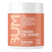 Raw Nutrition Thavage prieš treniruotę, persikų skonio, 520 g