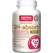 Jarrow Formulas Ubiquinol QH - absorb, 100 mg - 60 kapsulių