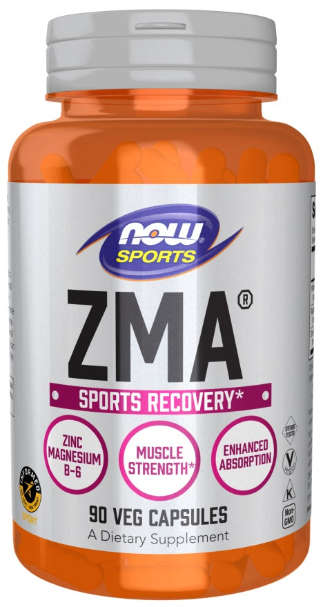 Produkto nuotrauka: NOW Foods ZMA - Sports Recovery - 90 kapsulių