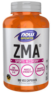 Produkto nuotrauka: NOW Foods ZMA - Sports Recovery - 180 kapsulių