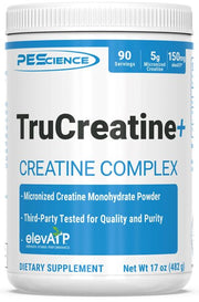 PEScience TruCreatine+ milteliai, be skonio - 482 g