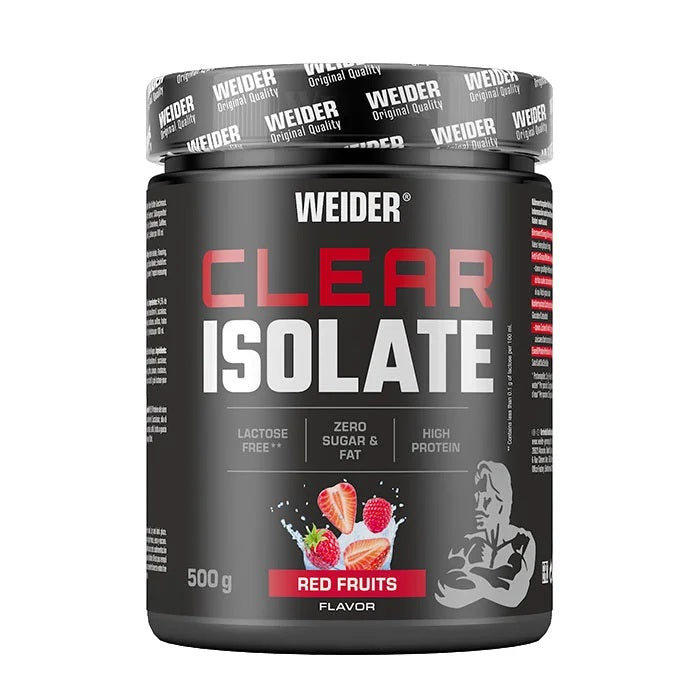 Weider Clear Isolate, Raudoni vaisiai - 500g