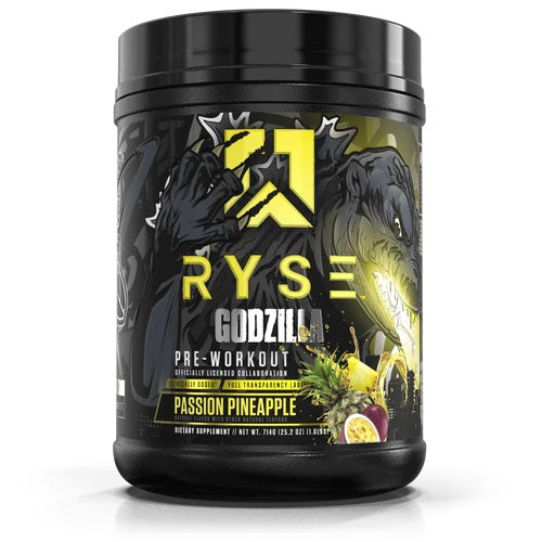 RYSE Godzilla prieš treniruotę, aistros ir ananasų skonio - 714 g
