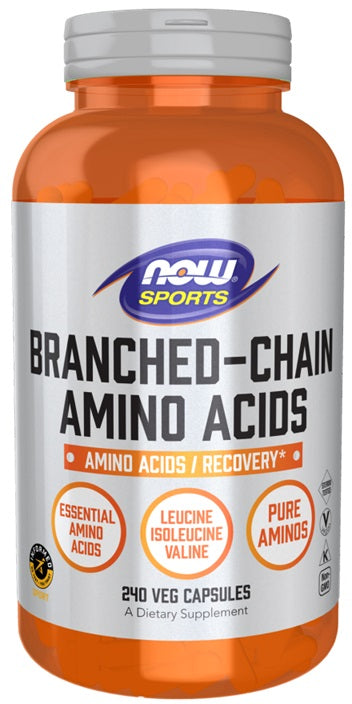 Produkto nuotrauka: NOW Foods Branched-Chain Amino Acids - 240 kapsulių