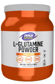 NOW Foods L - glutaminas, milteliai - 1000 g
