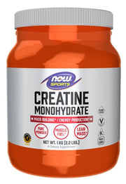Produkto nuotrauka: NOW Foods Creatine Monohydrate, Pure Powder - 1000 g