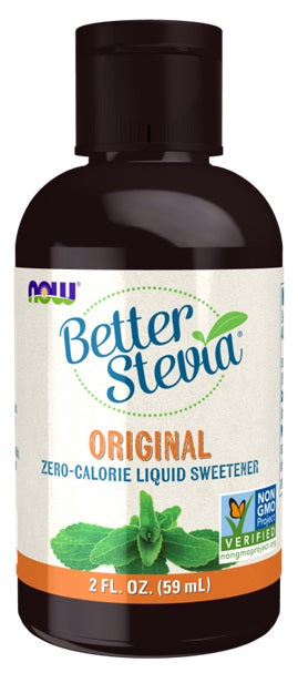 Produkto nuotrauka: NOW Foods Better Stevia Liquid, Original - 59 ml.