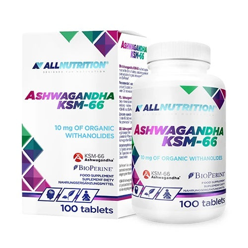 Allnutrition Ashwagandha KSM - 66 – 100 tablečių