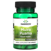 Swanson Muira Puama, 250 mg (10:1) – 60 kapsulių