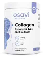 Produkto nuotrauka: Osavi Collagen Hydrolysed Type I & III, be skonio - 300 g
