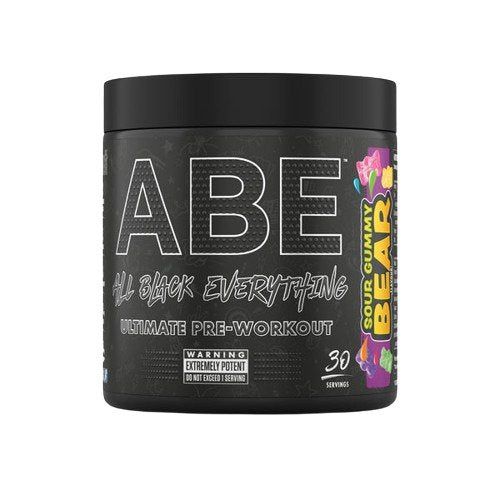 Applied Nutrition ABE – All Black Everything, rūgštūs guminukai – 375 g