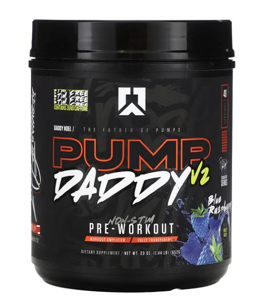 RYSE Pump Daddy V2, mėlynos avietės - 652 g