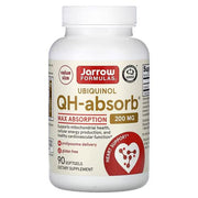 Jarrow Formulas Ubiquinol QH - absorb, 200 mg - 90 kapsulių