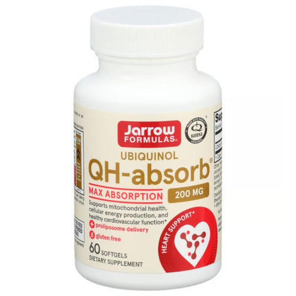 Jarrow Formulas Ubiquinol QH - absorb, 200 mg - 60 kapsulių
