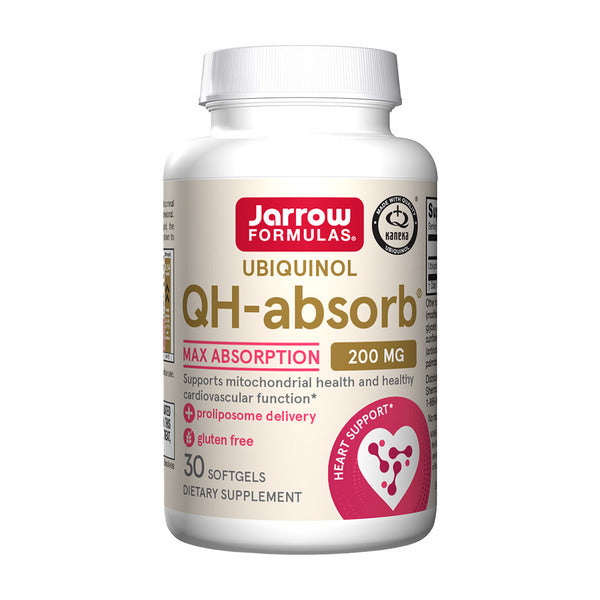 Jarrow Formulas Ubiquinol QH - absorb, 200 mg - 30 kapsulių