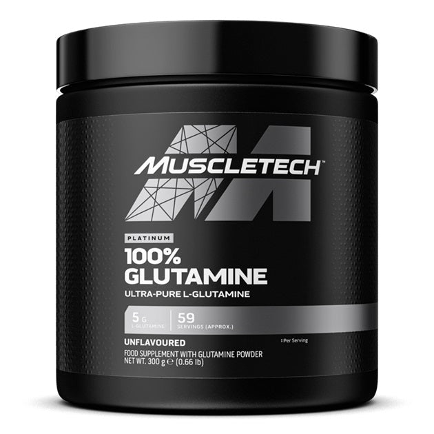 MuscleTech Platinum 100% glutaminas - 300 g