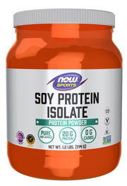 Produkto nuotrauka: NOW Foods Soy Protein Isolate, be skonio - 544 g