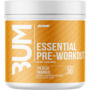 Raw Nutrition CBUM Essential prieš treniruotę, persikų ir mangų skonio – 423 g