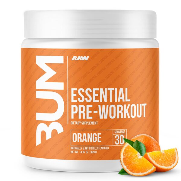 Raw Nutrition CBUM Essential prieš treniruotę, apelsinų skonio – 399 g