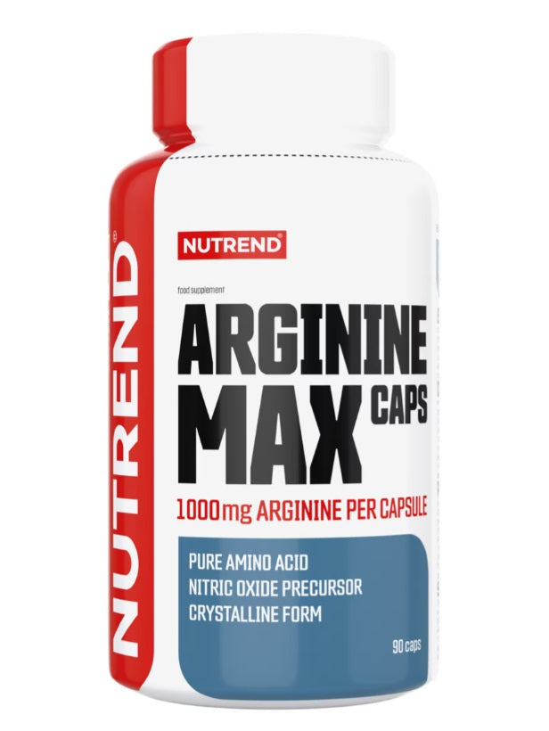 Nutrend Arginine Max kapsulės, 1000 mg – 90 kapsulių