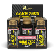 Olimp Nutrition AAKG 7500 Extreme Shot, greipfrutų skonio - 9 x 25 ml.