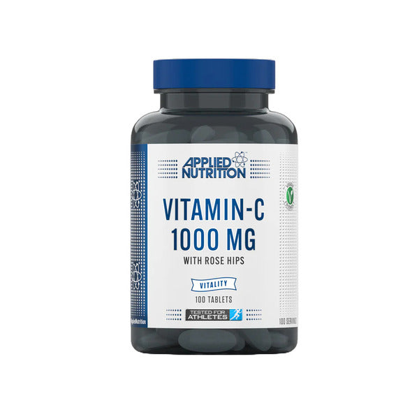 Applied Nutrition vitaminas C su erškėtuogėmis, 1000 mg – 100 tablečių