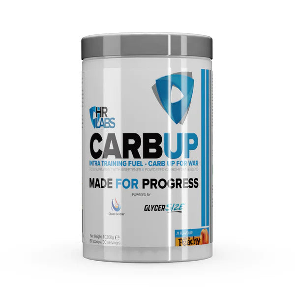 HR Labs Carb Up - Carb Up karui, gyvenimas persikinis - 1020 g