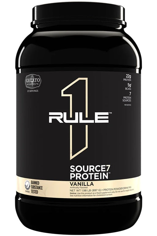 Rule One Source7 baltymai, vaniliniai ledai – 897 g