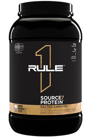 Rule One Source7 baltyminiai ledai su sūdyta karamele – 897 g
