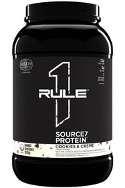 Rule One Source7 baltyminiai sausainiai su kreminiais ledais – 920 g
