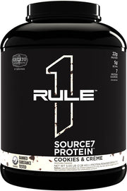Rule One Source7 baltyminiai sausainiai su kreminiais ledais – 2280 g
