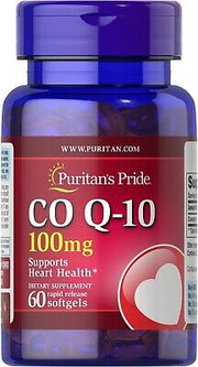 Puritan's Pride kofermentas Q10, 100 mg – 60 kapsulių