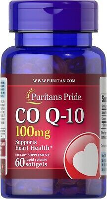 Puritan's Pride kofermentas Q10, 100 mg – 60 kapsulių