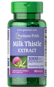 Puritan's Pride Milk Thistle - 90 kapsulių